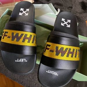 *SOLD!* Off- White Slides